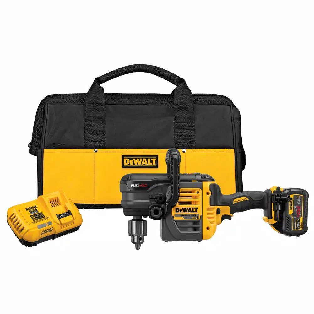 DEWALT FLEXVOLT 60-Volt MAX Cordless Brushless 1/2 in. Stud and Joist Drill with E-Clutch and (1) FLEXVOLT 6.0Ah Battery and#8211; XDC Depot - Mycitystee