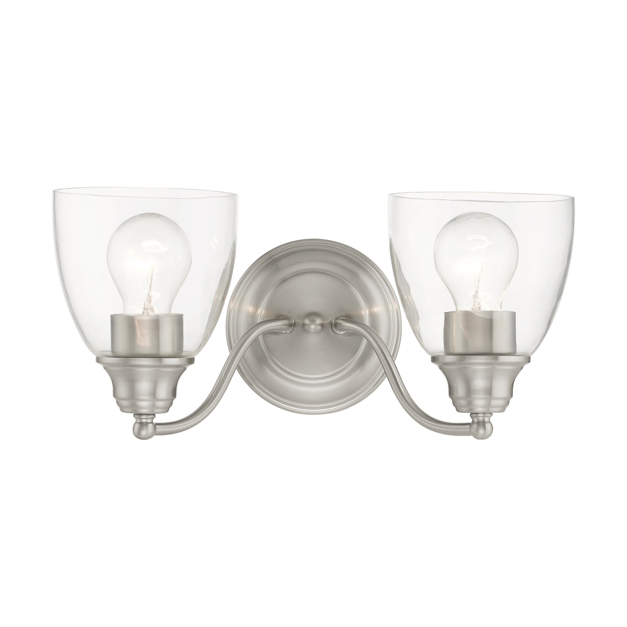 Livex Lighting Montgomery Brushed Nickel 2 Light Vanity Sconce - 13.5