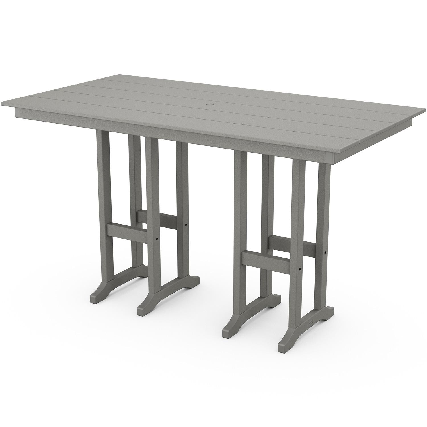 POLYWOOD Lakeside 37 X 72-Inch Farmhouse Bar Table - Mycitystee