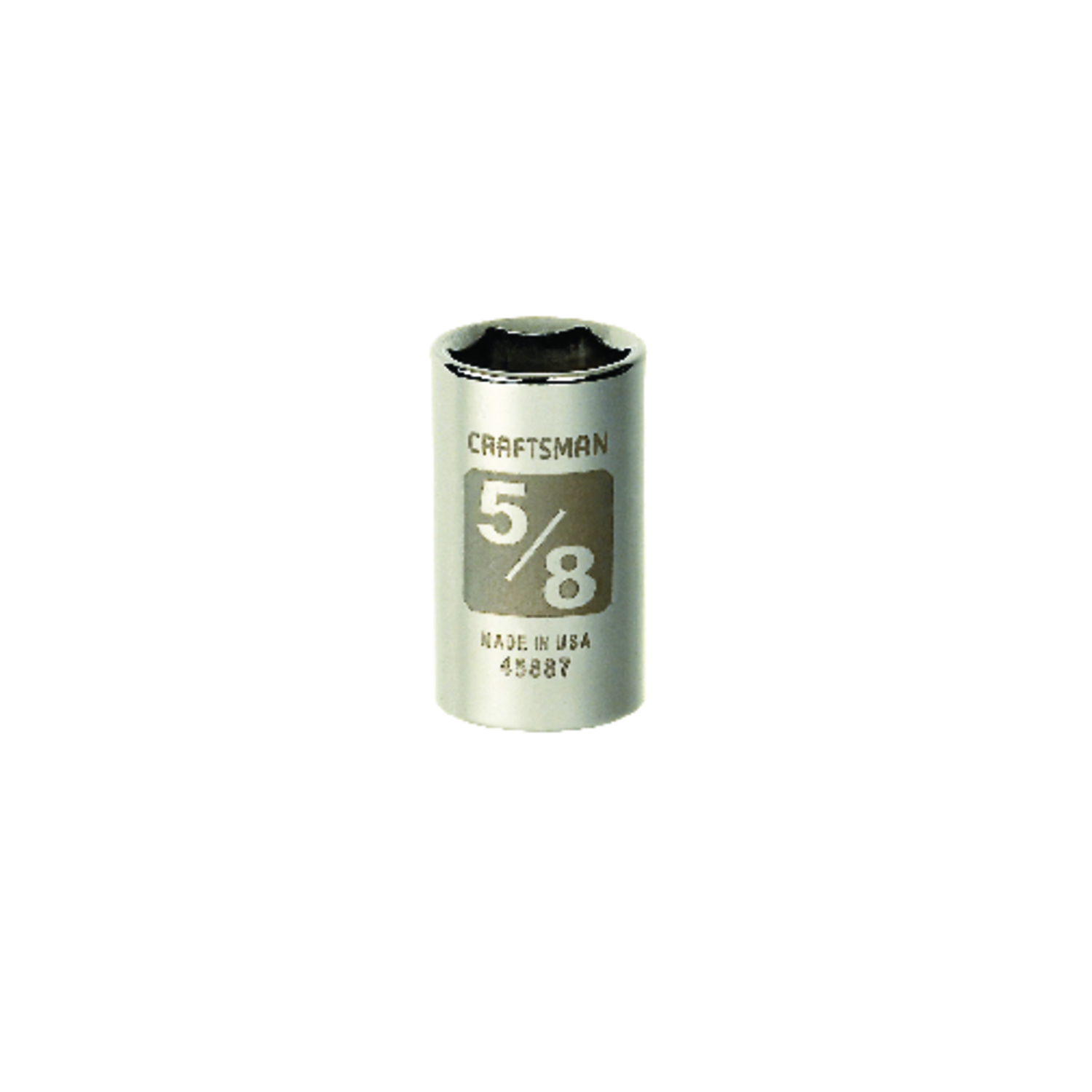 Craftsman 5/8 in. X 1/2 in. drive SAE 6 Point Standard Socket 1 pc - Mycitystee