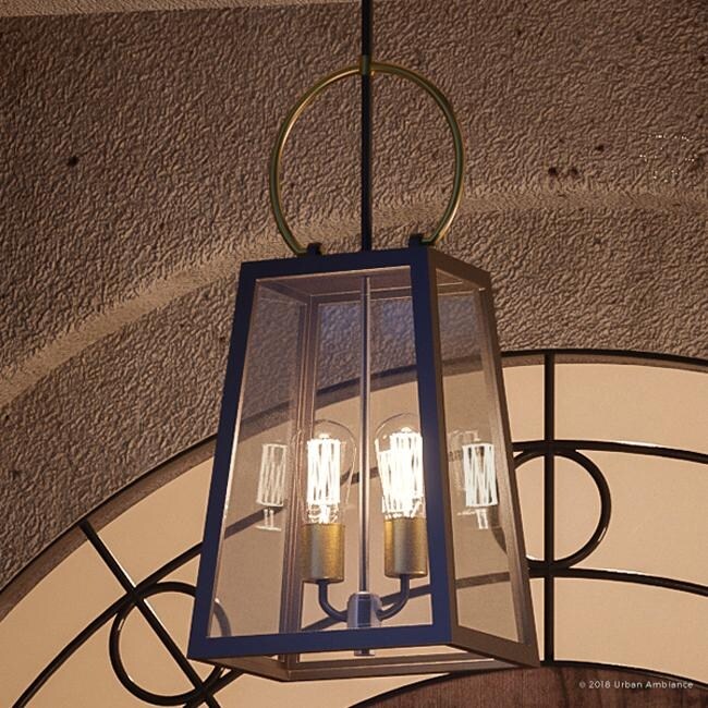 Luxury Vintage Outdoor Pendant Light， 26.875