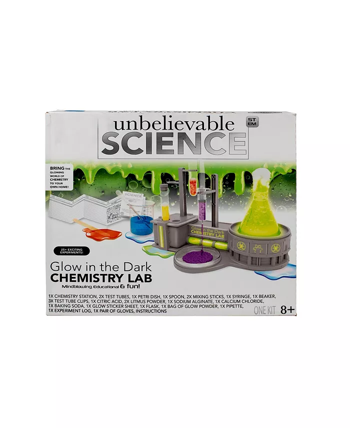 RMS Glow in the Dark Chemistry Lab Set， 24 Pieces - Mycitystee