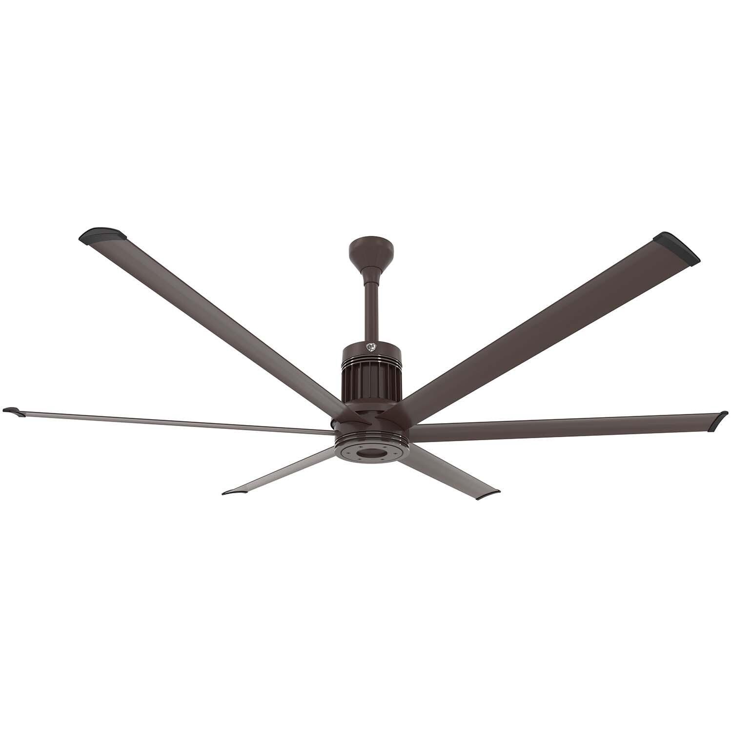 84-Inch i6 Ceiling Fan Universal Mount W/12-Inch Ext Tube Oil Rubbed Bronze by Big Ass Fans - Mycitystee