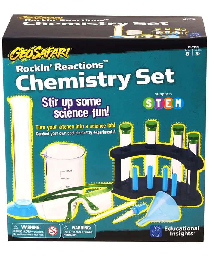 Areyougame Educational Insights Geosafari Rockin' Reactions Chemistry Set - Mycitystee
