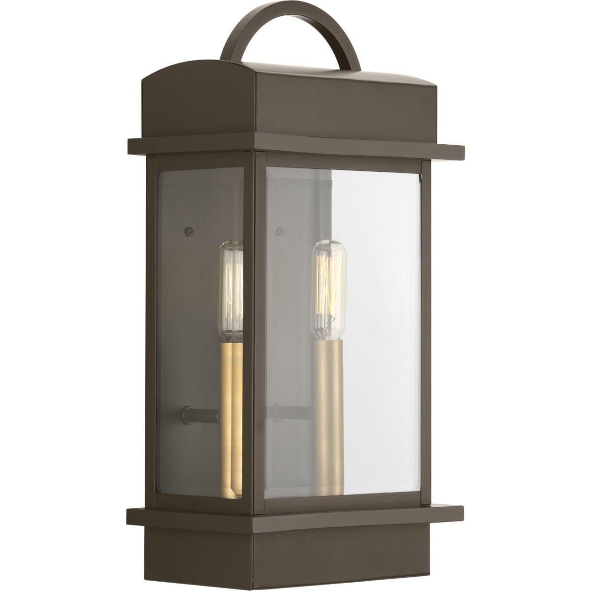 Progress Lighting Santee Two-light Aluminum Small Wall Lantern Shopping - The Best Deals on Outdoor Wall Lanterns | 21075986 - Mycitystee
