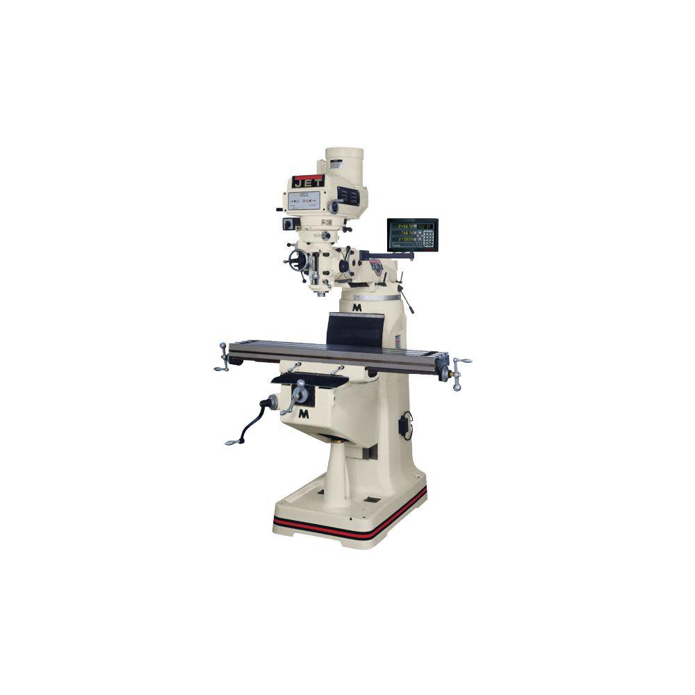 JET JTM-4VS Mill with Newall DP700 DRO 691200 from JET - Mycitystee