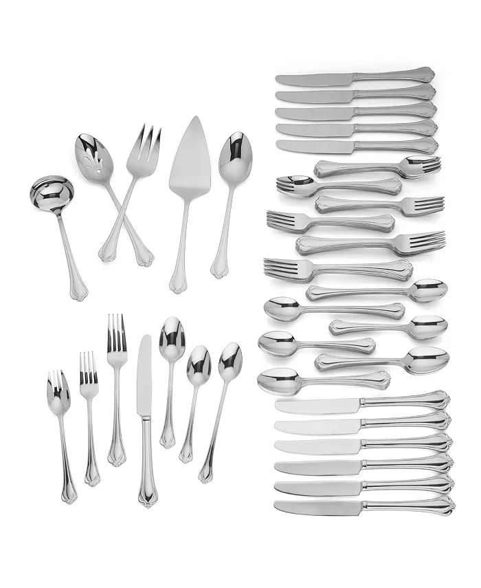 Lenox Alcott 89-PC Flatware Set， Created for Macy's - Mycitystee