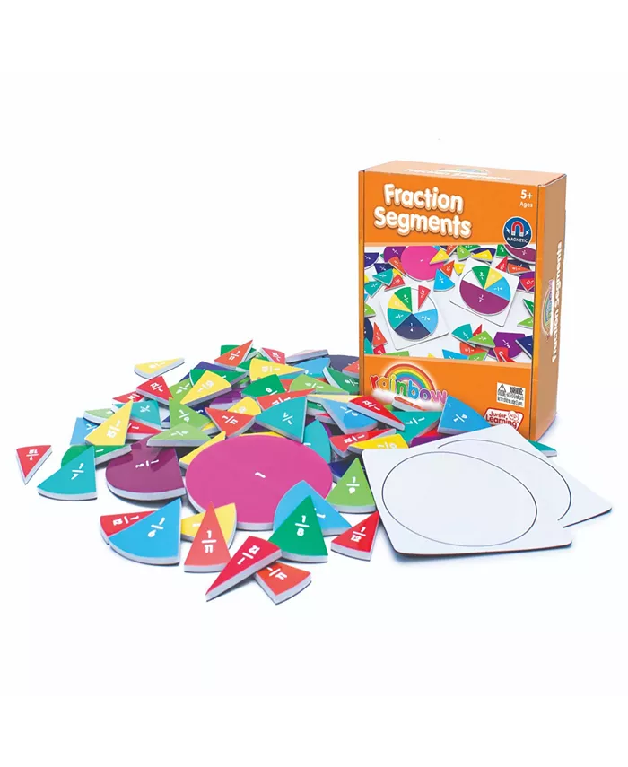 Redbox Junior Learning Fraction Segments - Magnetic Activities Learning Set - Mycitystee