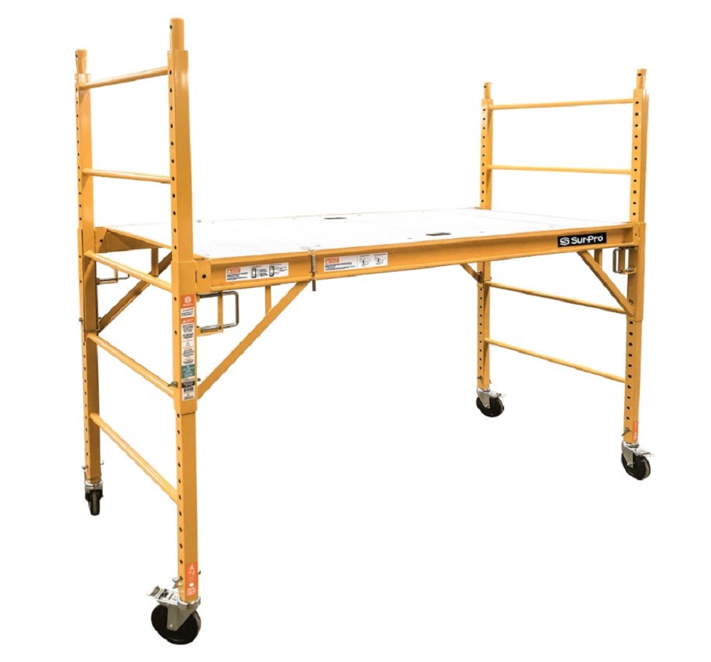 Magnum Tool Group 6' Stackable Bakers Scaffold with Walkboard - Mycitystee