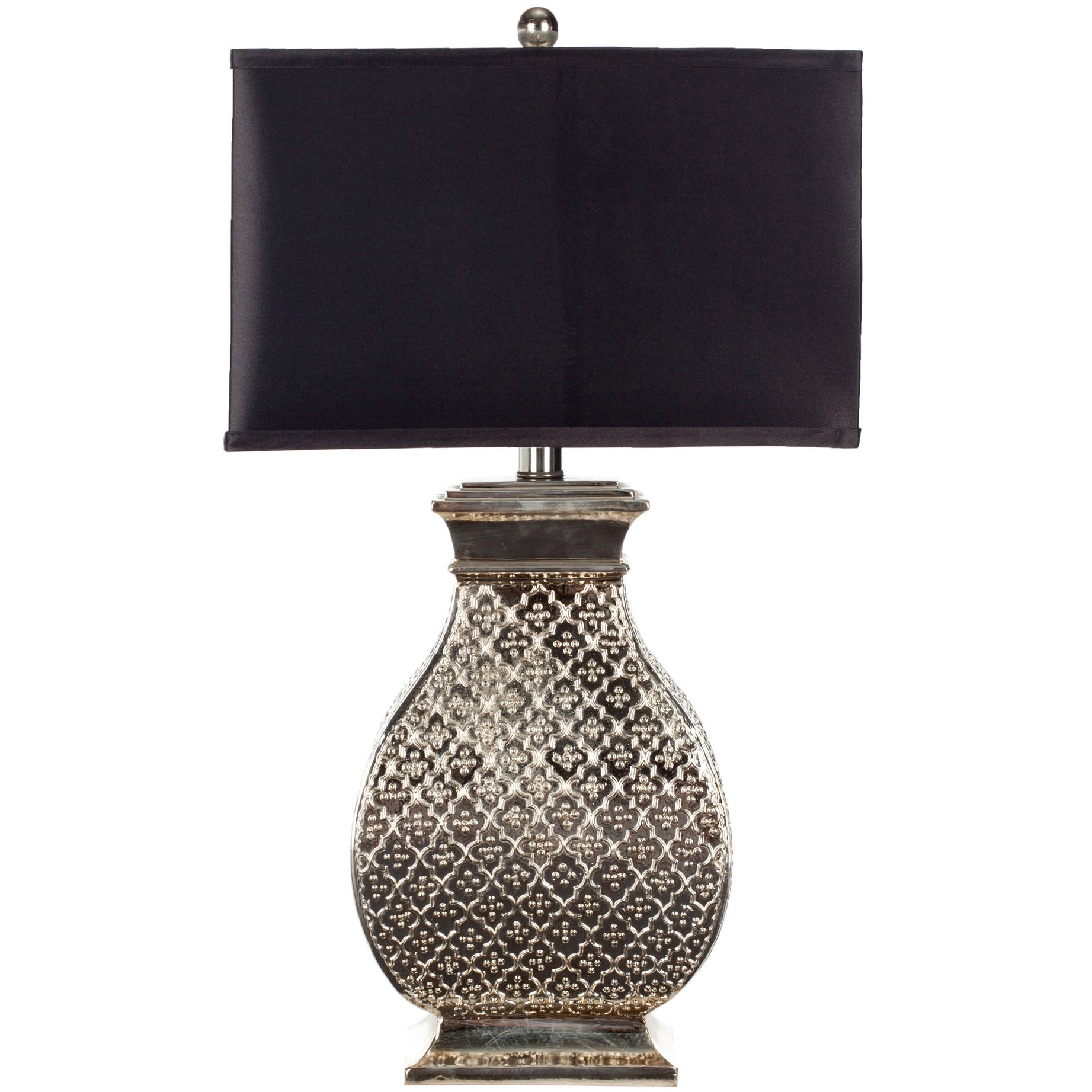 SAFAVIEH Lighting 30-inch Malaga Silver Table Lamp - 16