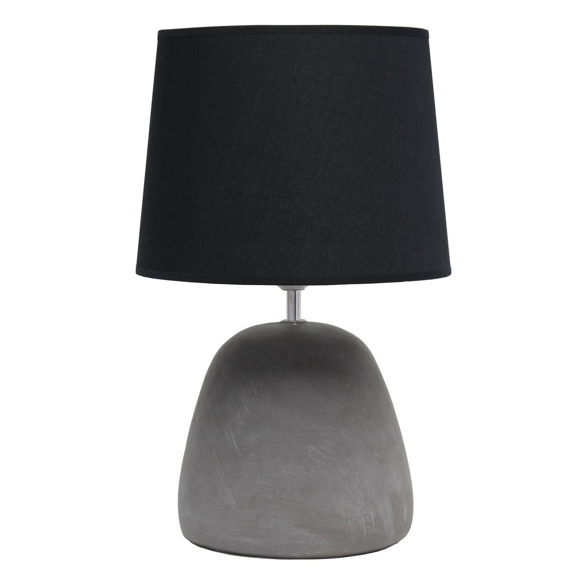 Simple Designs Round Concrete Table Lamp - 10.24