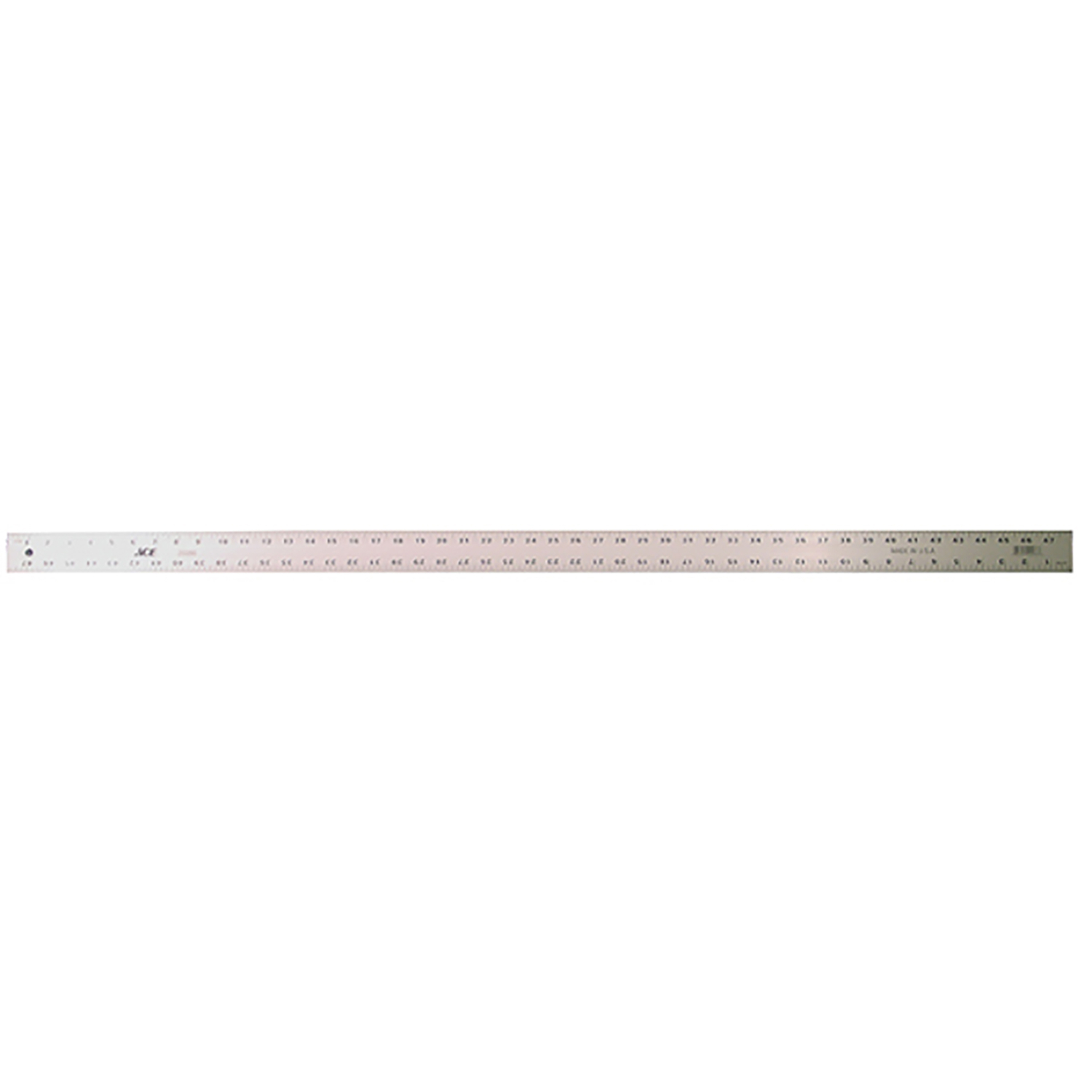 Ace 48 in. L X 2 in. W Aluminum Straight Edge Rule SAE - Mycitystee