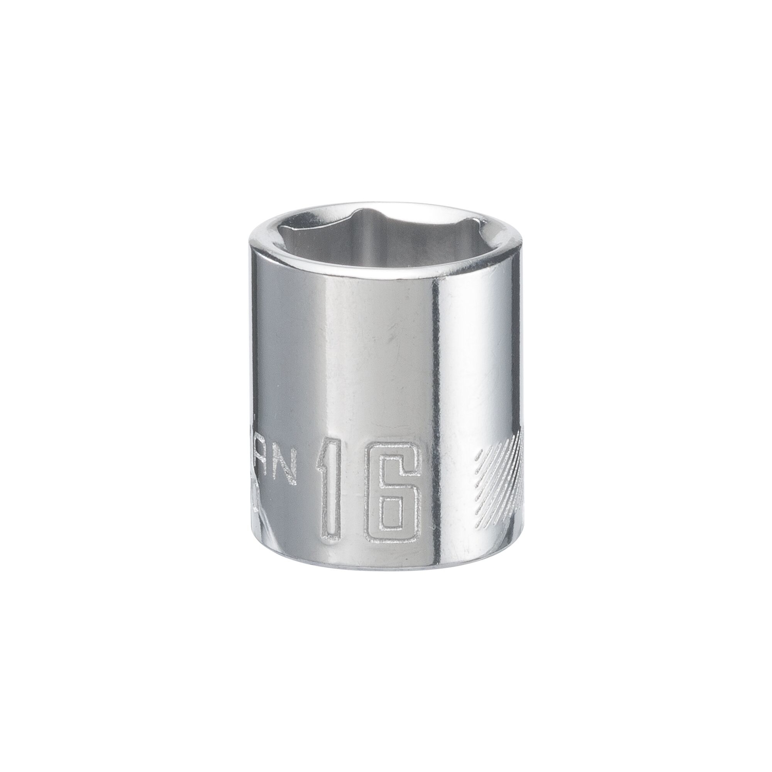Craftsman 16 mm X 3/8 in. drive Metric 6 Point Standard Shallow Socket 1 pc - Mycitystee