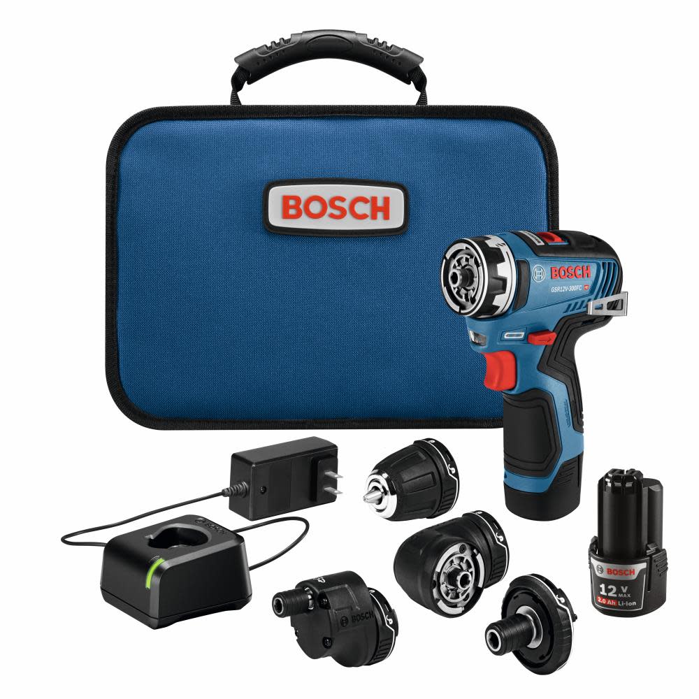 Bosch 12V Max EC Flexiclick 5 In 1 Drill/Driver Kit GSR12V-300FCB22 from Bosch - Mycitystee