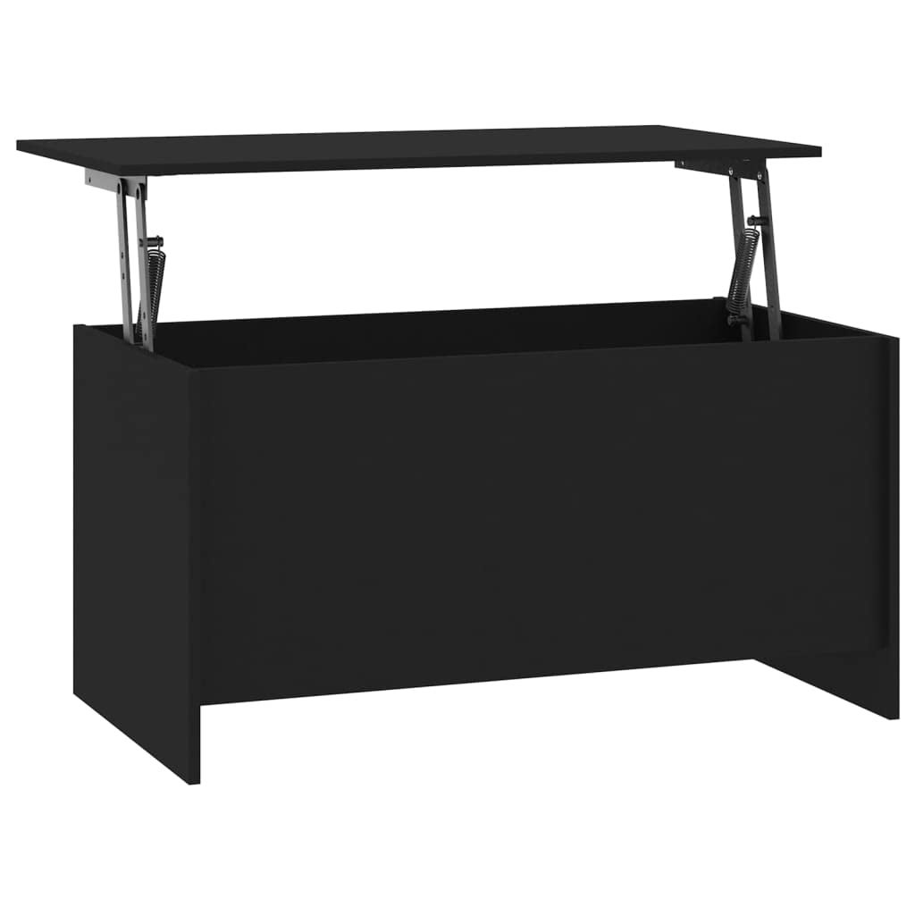 Lift Top Coffee Table， Small Coffee Table with Hidden Storage Compartment， Lift Up Central Table for Living Room - Mycitystee