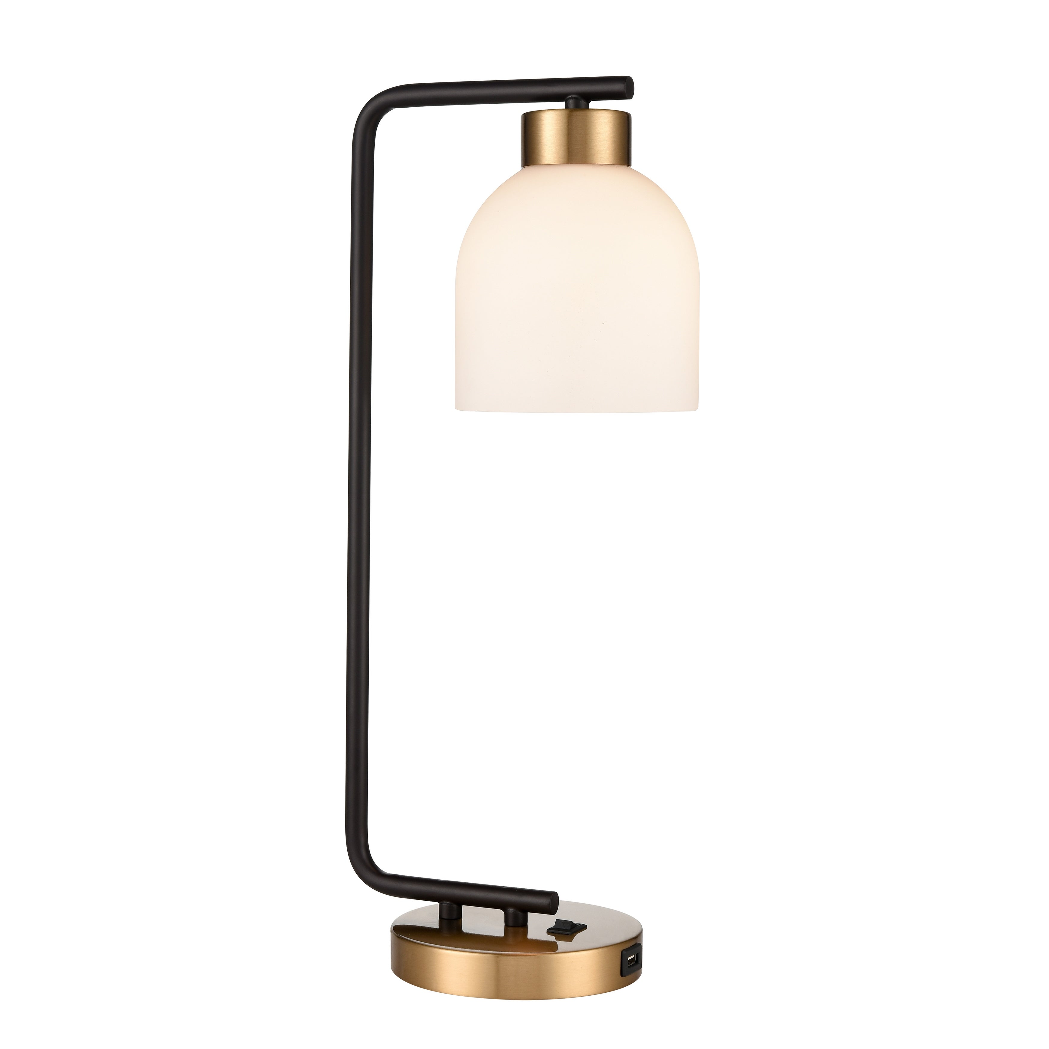 Paxford 19'' High 1-Light Desk Lamp - Black - Mycitystee