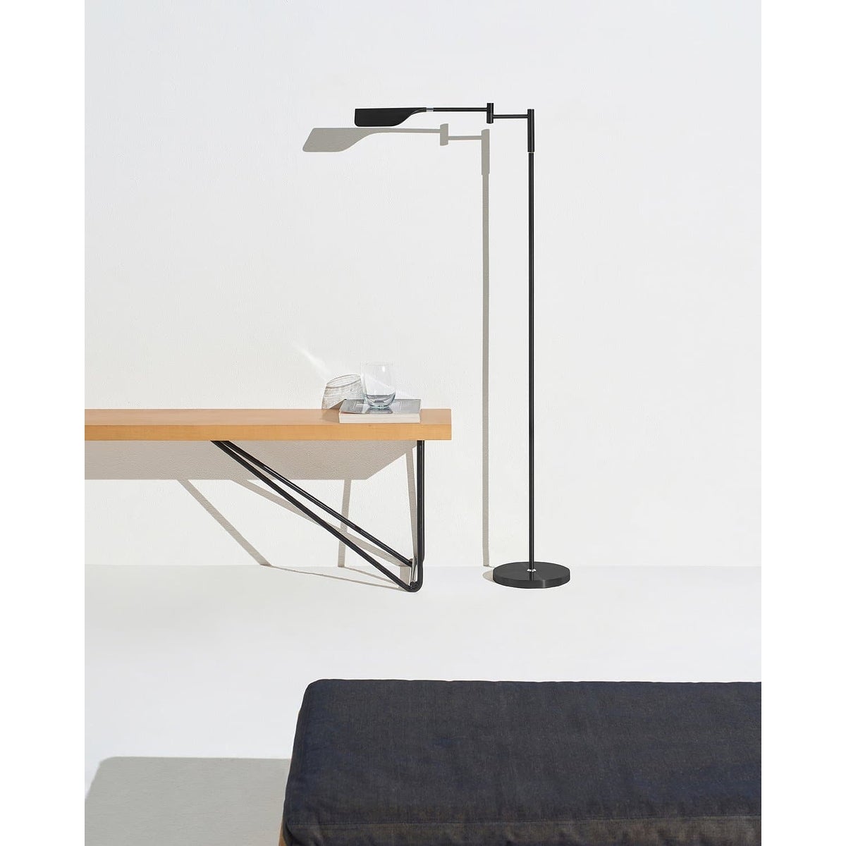 Brightech Leaf LED Floor Lamp - Black - Mycitystee