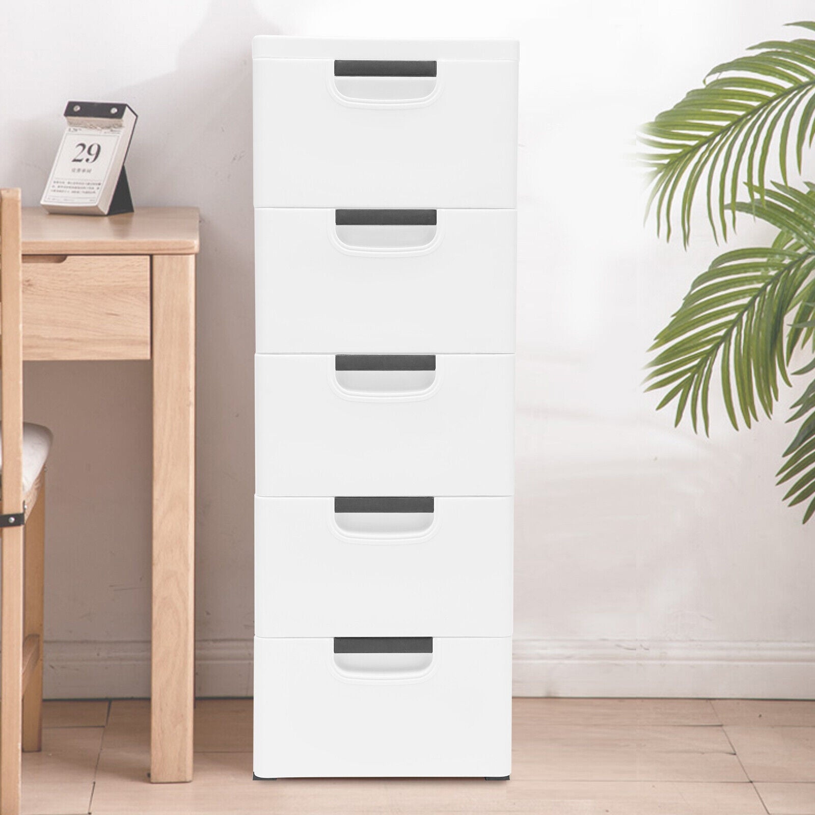 5 Drawers Dresser Vertical Clothes Storage Tower Cabinet - - 36416252 - Mycitystee