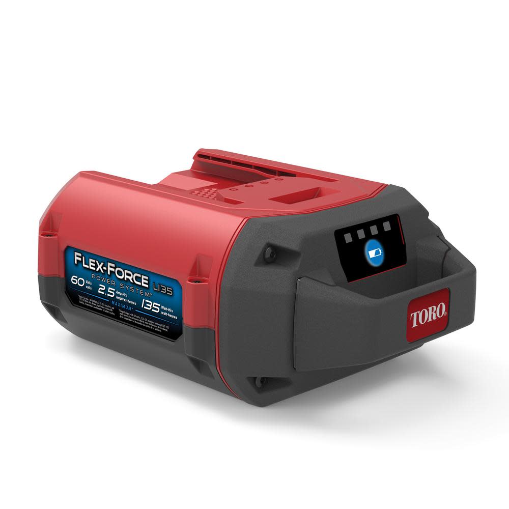 Toro Flex-Force Power System 60-Volt Max 2.5 Ah Lithium-Ion L135 Battery 88625 from Toro - Mycitystee