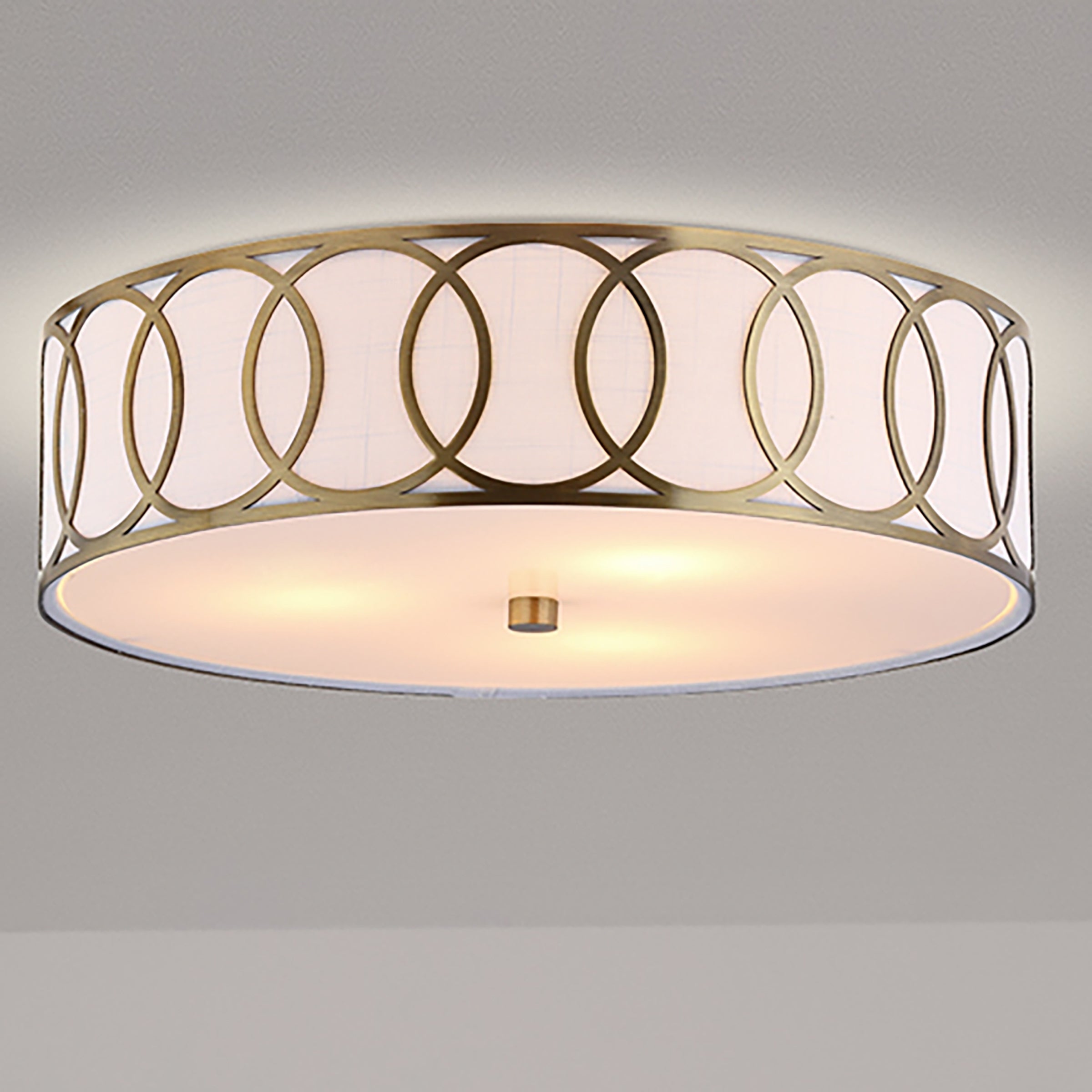 Elizabeth Metal LED Flush Mount， by JONATHAN Y - Mycitystee