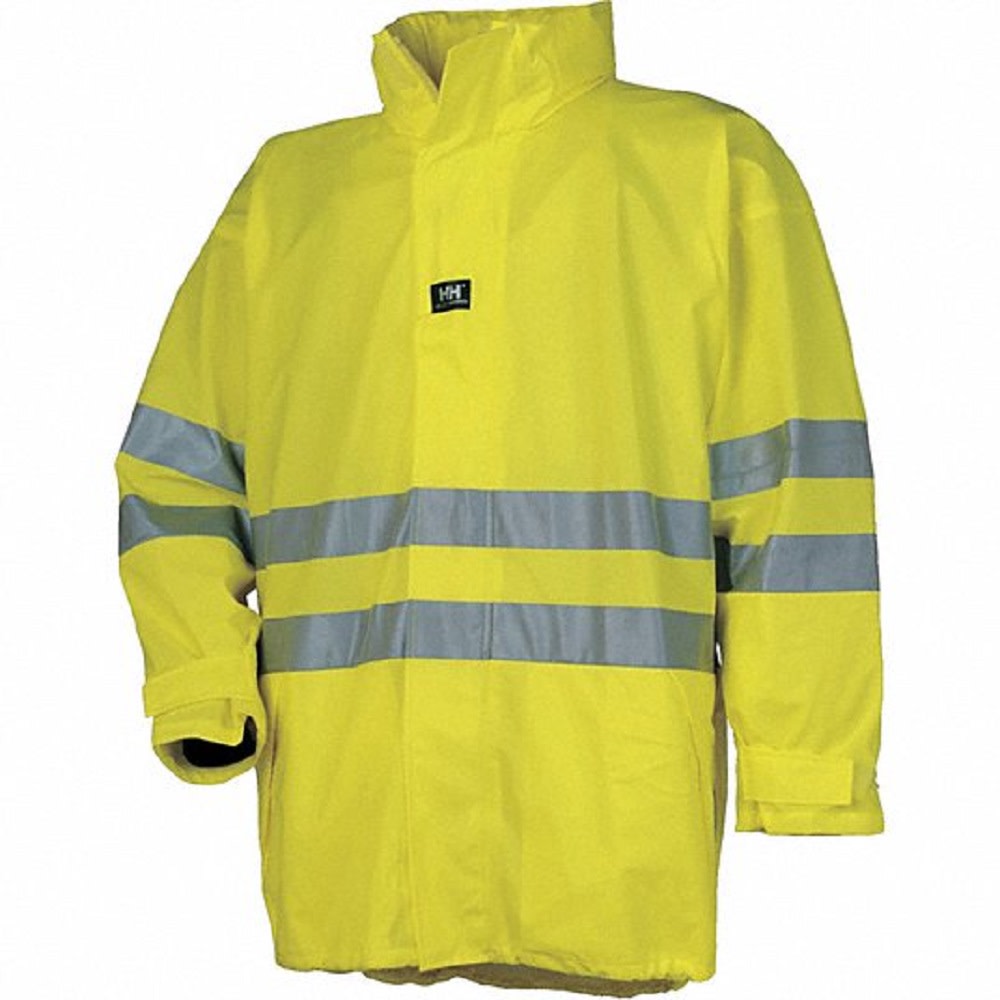 Helly Hansen Menand#8217;s Yellow Polyurethane 2-XL Narvik Rain Jacket - Mycitystee