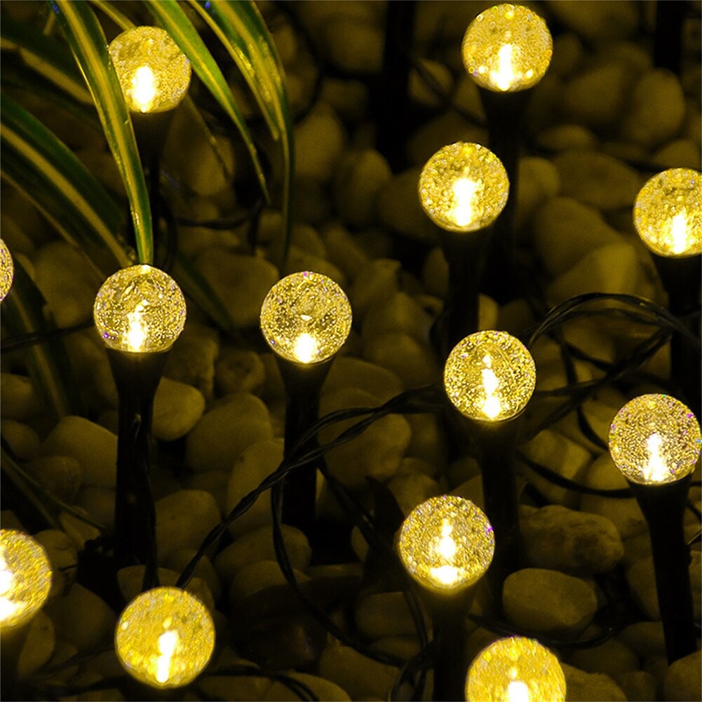 Solar LED Ball Stake Lights with Solar Panel - Mycitystee