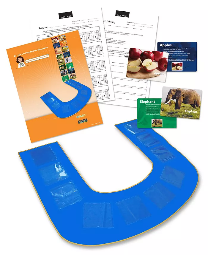 Stages Learning Materials Uplay Mat and Flashcard Set for Preschool， Autism， ABA and Speech Therapy - Mycitystee