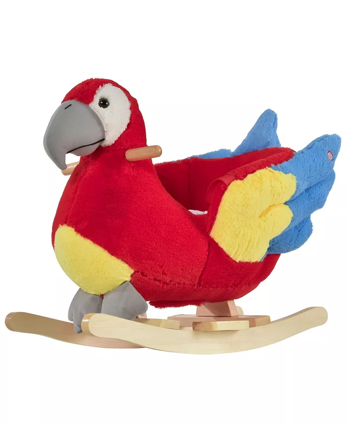 Qaba Indoor Childrens Swaying Parrot Animal Chair Play Toy for Kids - Mycitystee