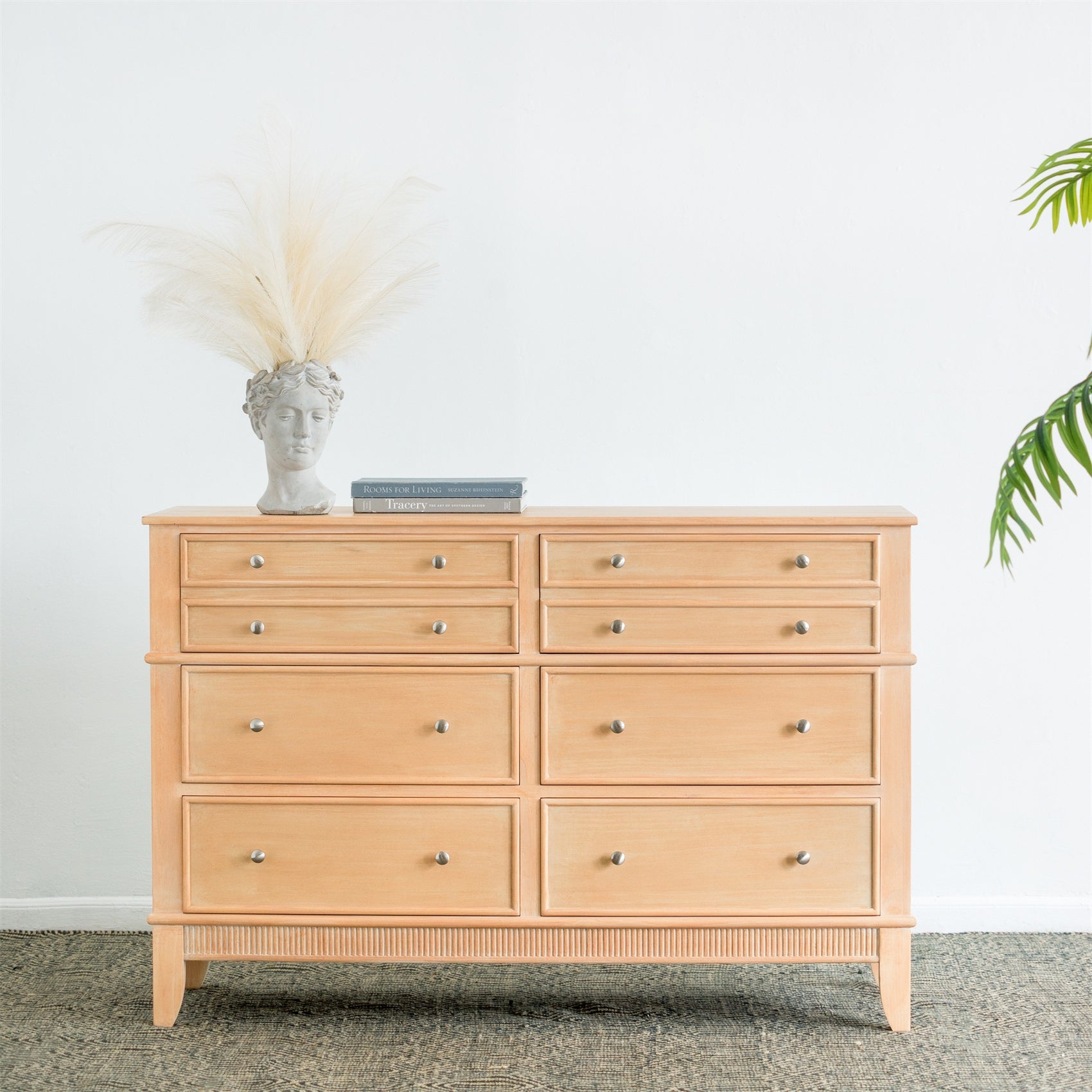 Storage Cabinet with 6-Drawers Chest and Wood Finish - - 37834893 - Mycitystee