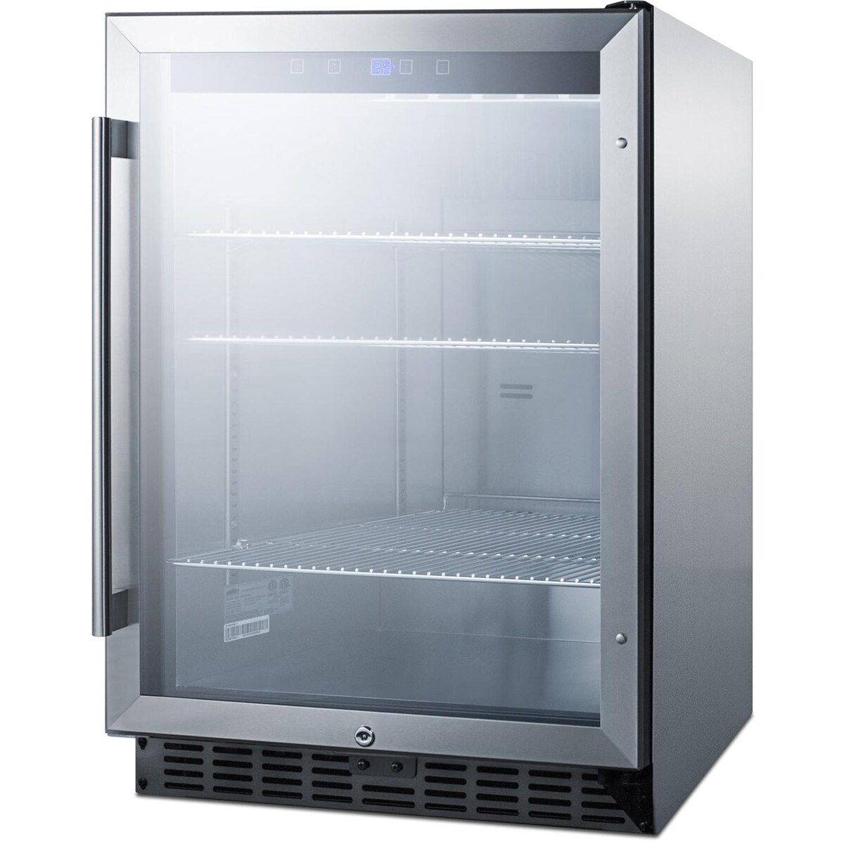 Summit Commercial 24-Inch 5.0 Cu. Ft. Outdoor Rated Built-In / Freestanding Beverage Center - Mycitystee