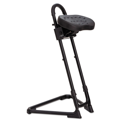 Alera SS Series Sit/Stand Adjustable Stool， Supports Up to 300 lb， Black (SS600) - Mycitystee