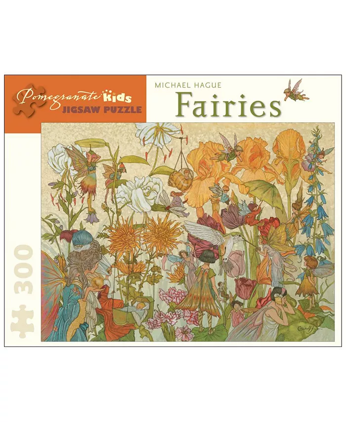 Pomegranate Communications， Inc. Michael Hague - Fairies Puzzle- 300 Pieces - Mycitystee