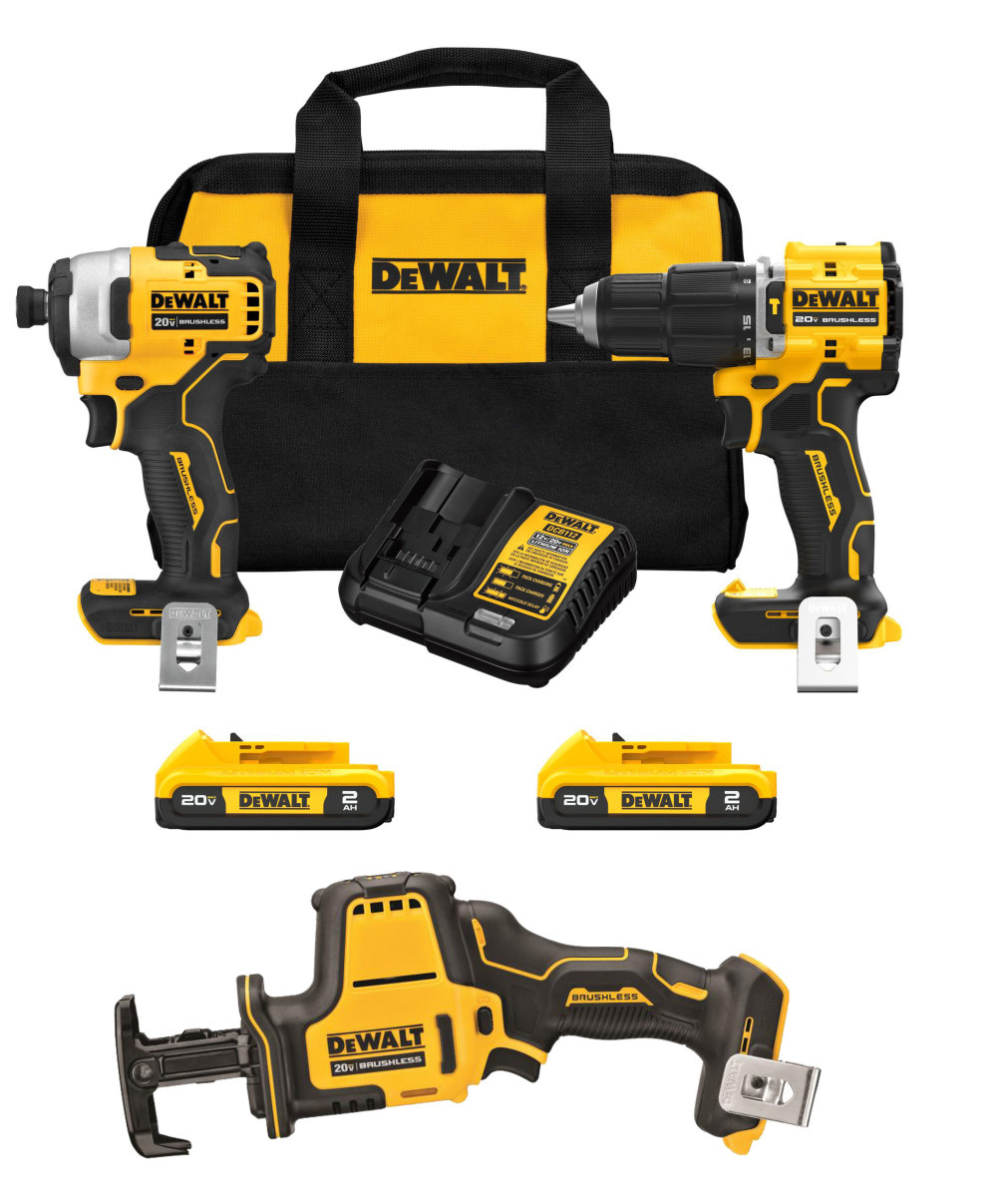 DEWALT ATOMIC 20V MAX* Brushless 3-Tool Combo Kit Bundle DCK226D2-DCS369B from DEWALT - Mycitystee