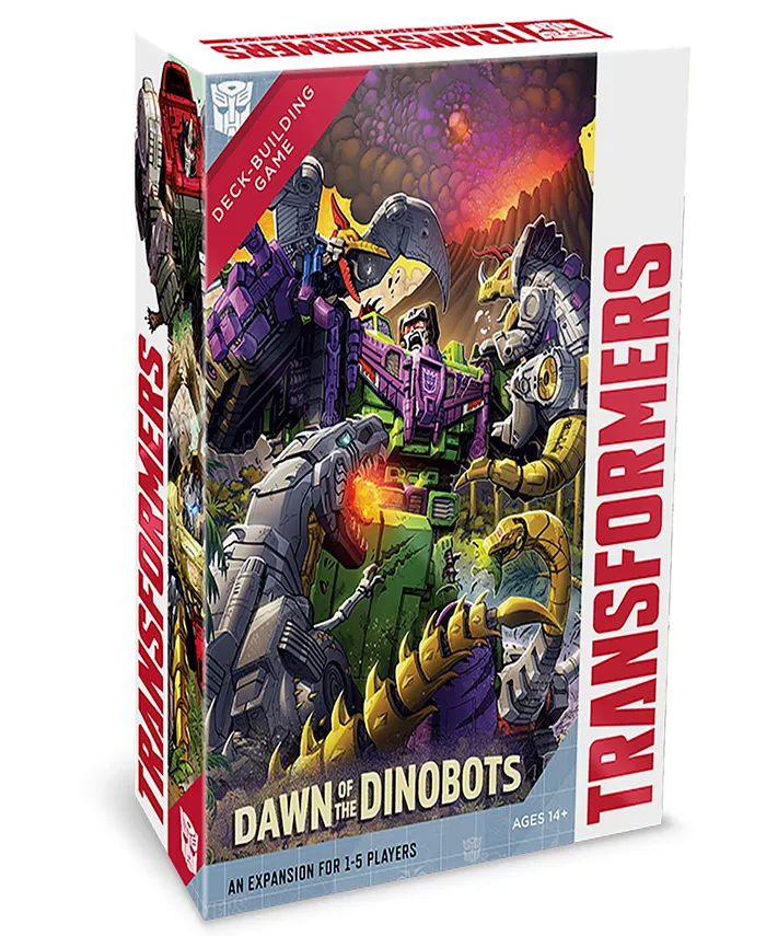Renegade Game Studios Transformers Deck-Building Game Dawn of the Dinobots Expansion Set， 85 Pieces - Mycitystee