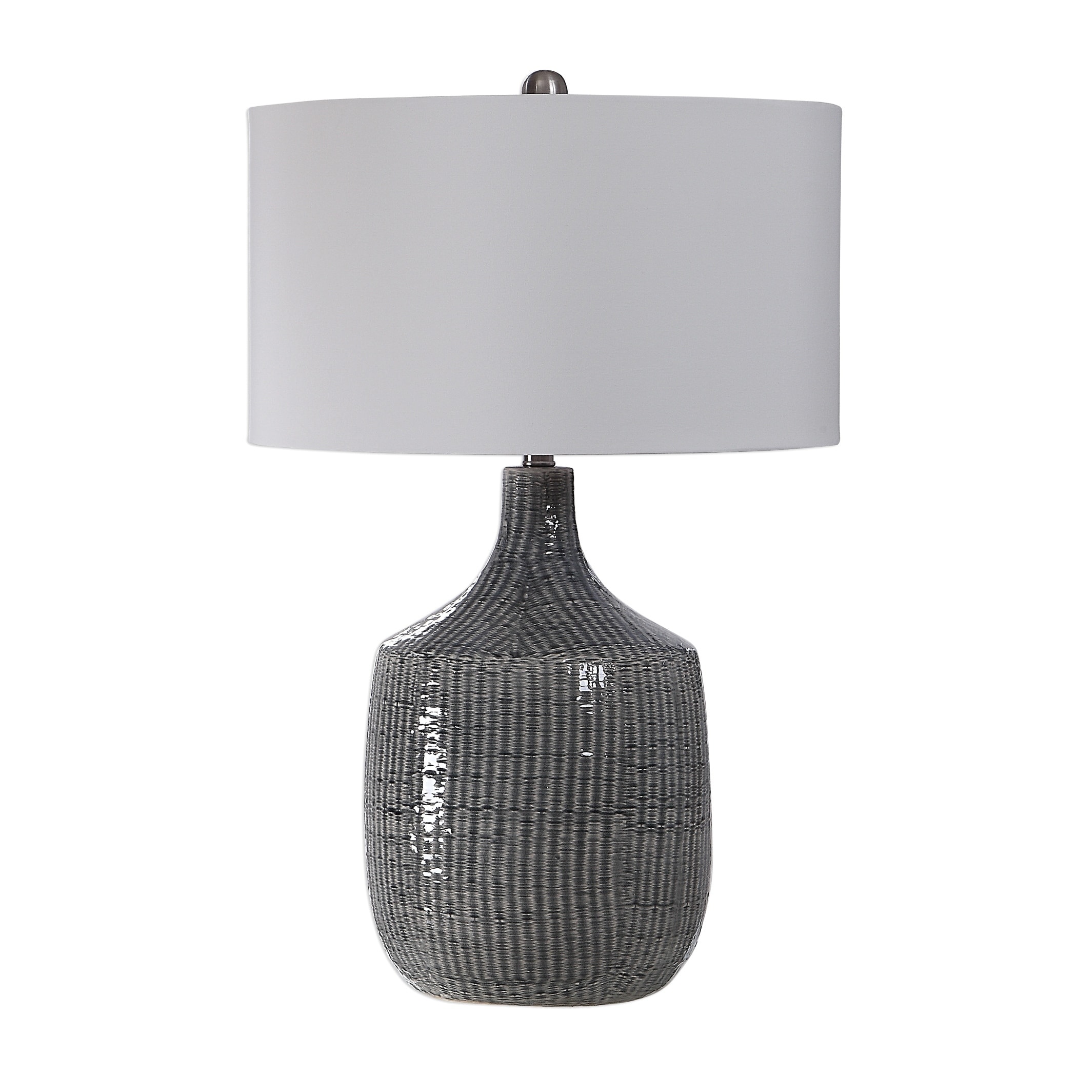Uttermost Felipe Distressed Grey Table Lamp - Mycitystee