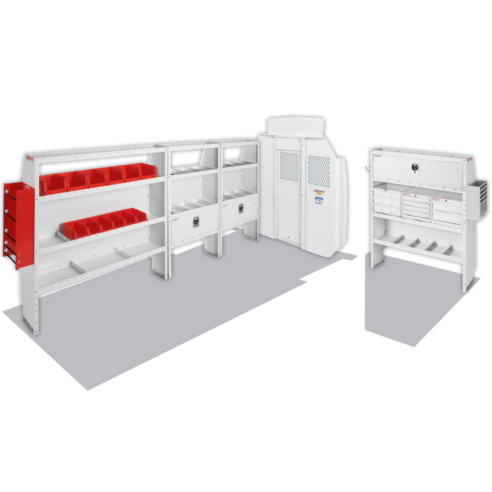 Electrical Contractor Package for High-Roof, 159 Inch Extended Inch Wheel Base RAM ProMaster Vans - Mycitystee