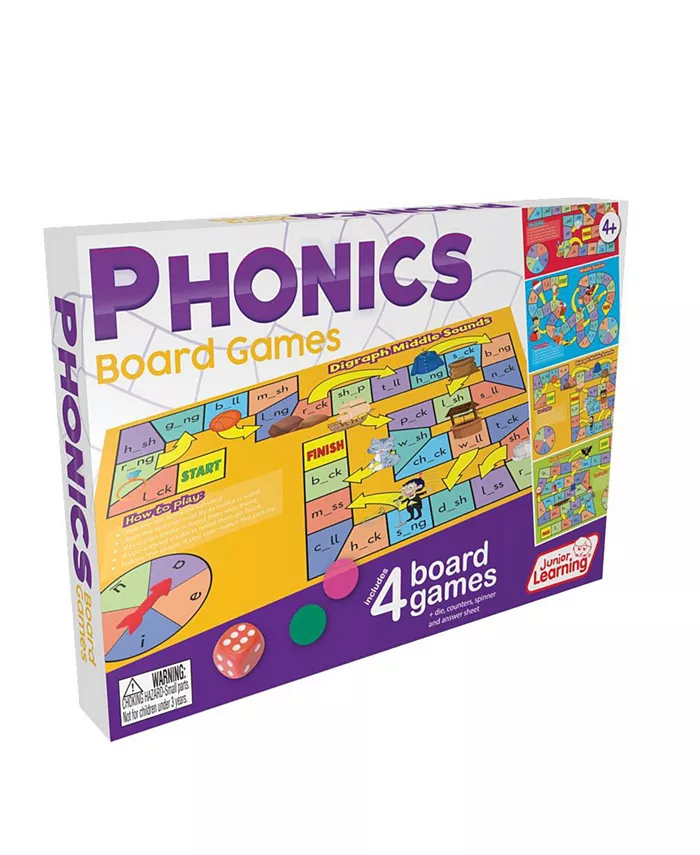 MasterPieces Puzzles Junior Learning Phonics Learning Educational Board Games - Mycitystee