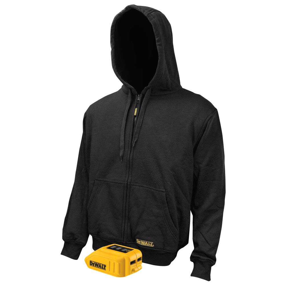 DEWALT 20V/12V Max Black Heated Bare Tool Hoodie Large DCHJ067B-L from DEWALT - Mycitystee
