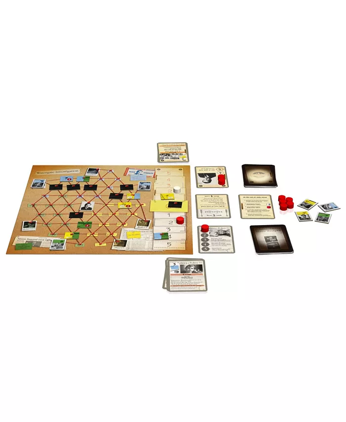 Capstone Games Watergate White Box Edition Historical Strategy Board Game， 100 Pieces - Mycitystee
