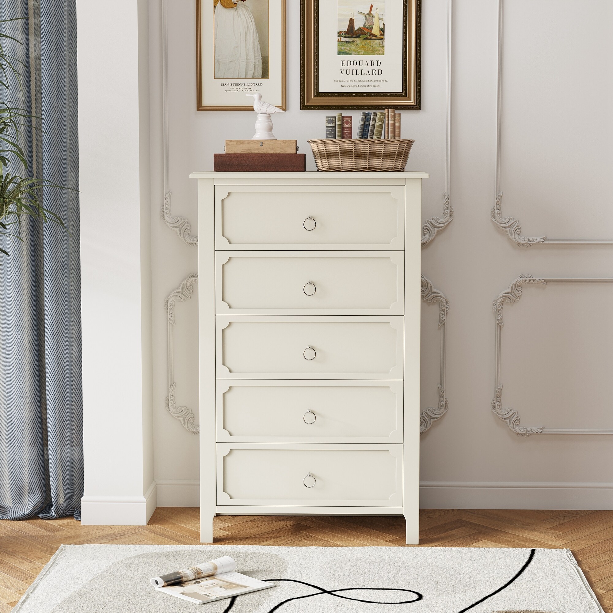 Wooden Chest five Large Drawers - - 37904433 - Mycitystee
