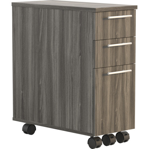 Safco Medina B/B/F Skinny Pedestal - 2-Drawer (ABSPLGS) - Mycitystee