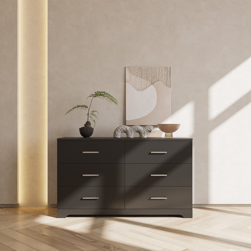 Modern Wood Dresser for Bedroom with Wide Drawers - - 37979530 - Mycitystee