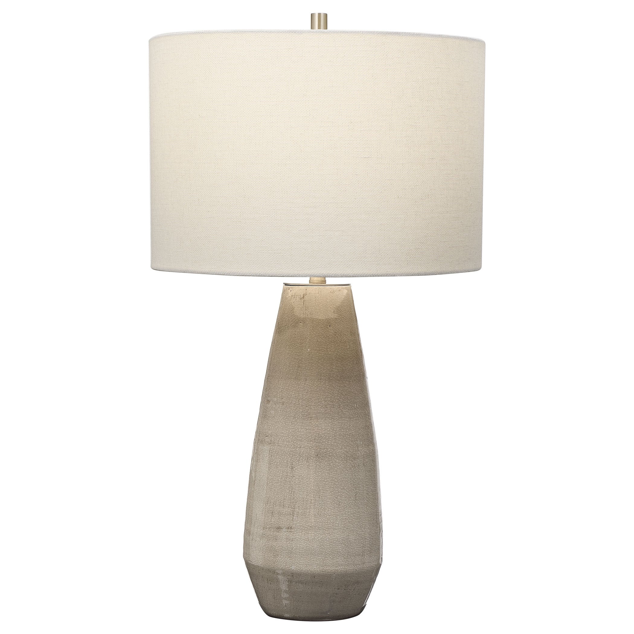 Uttermost Volterra Taupe-Grey Table Lamp - Mycitystee