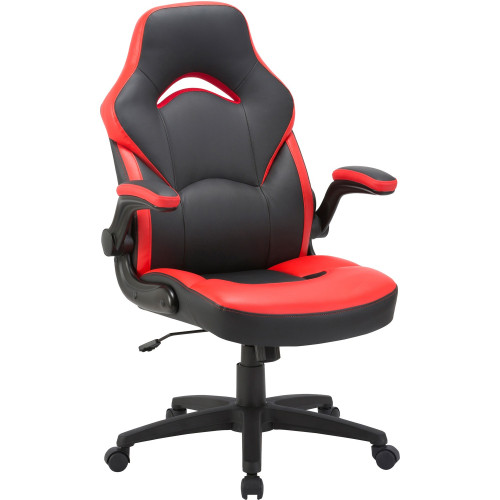 Lorell Bucket Seat High-back Gaming Chair (84387) - Mycitystee