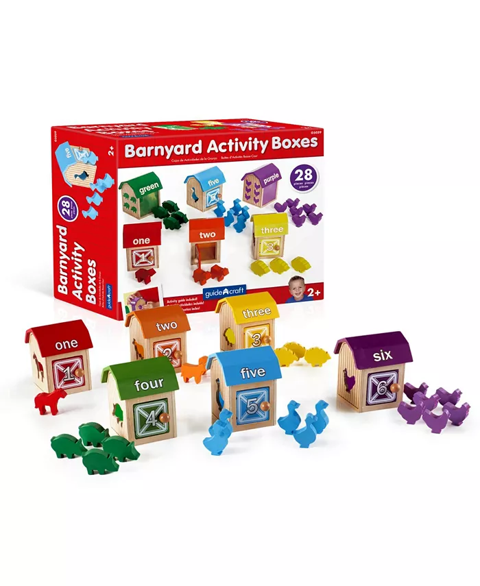 Guidecraft， Inc Guidecraft Barnyard Activity Boxes - Mycitystee
