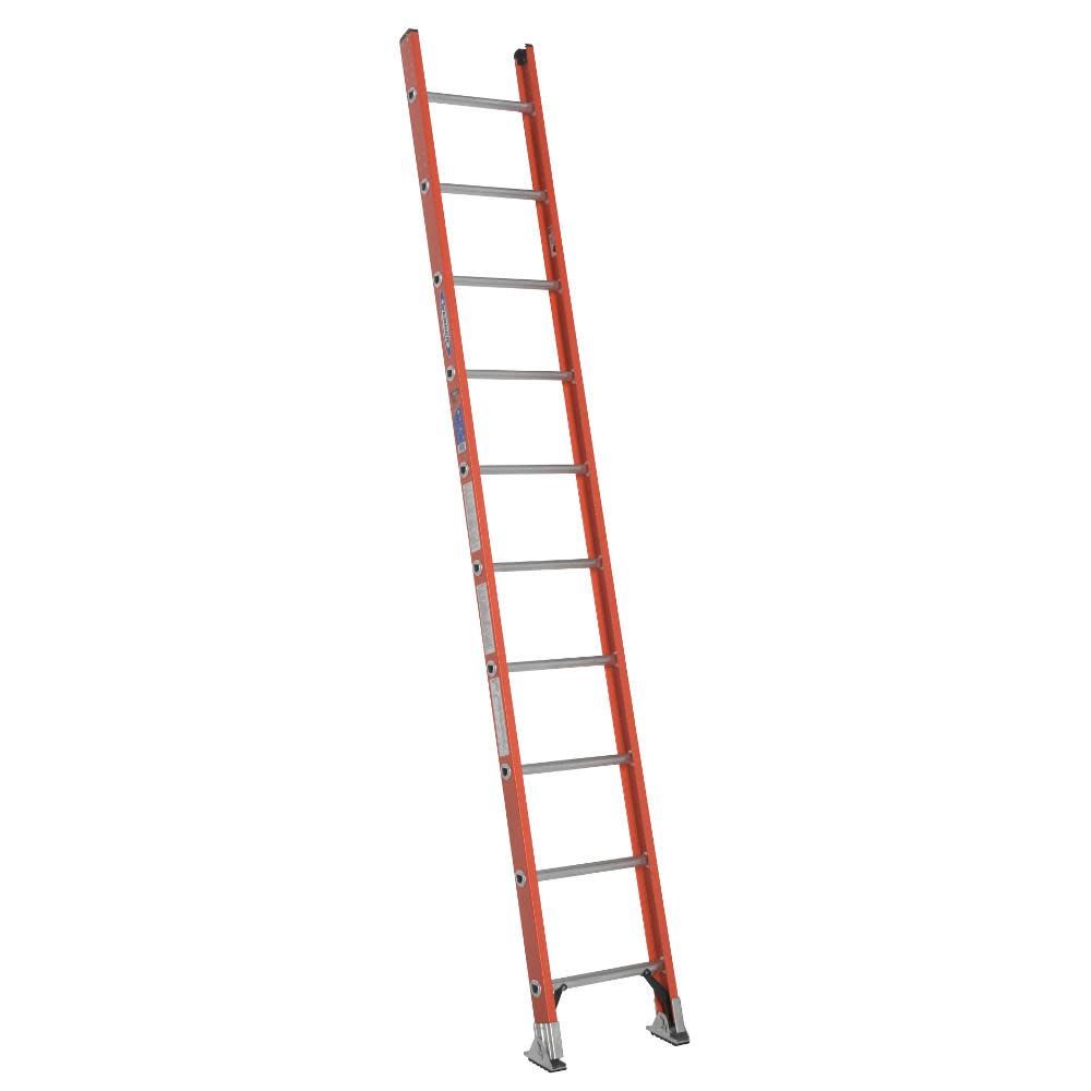 10 Ft. Type IA Fiberglass Straight Ladder - Mycitystee