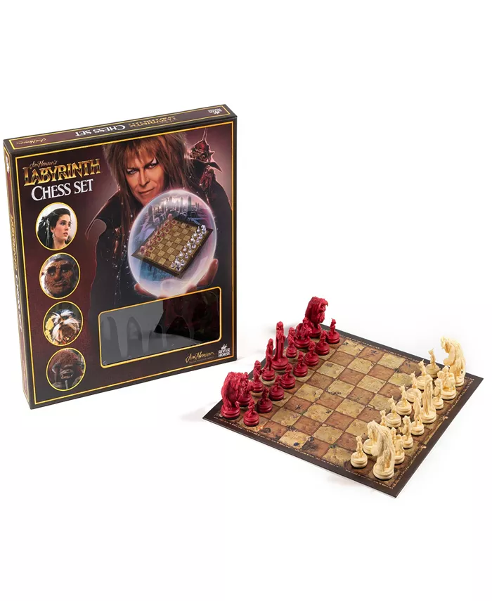 River Horse Labyrinth Jim Henson's 33 Piece Chess Set - Mycitystee