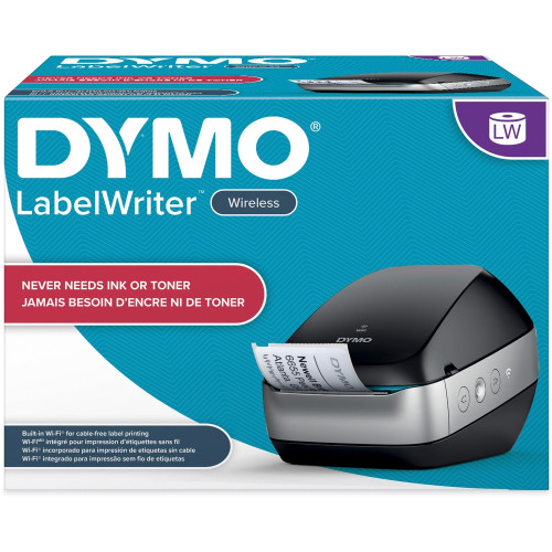 DYMO LabelWriter Wireless Black Label Printer， 71 four-line labels/min (2002150) - Mycitystee