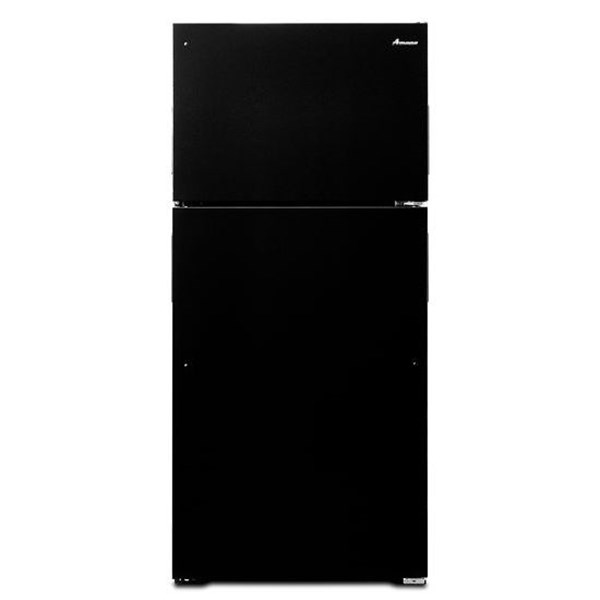14.3 cu ft Top Freezer Black Refrigerator - Mycitystee