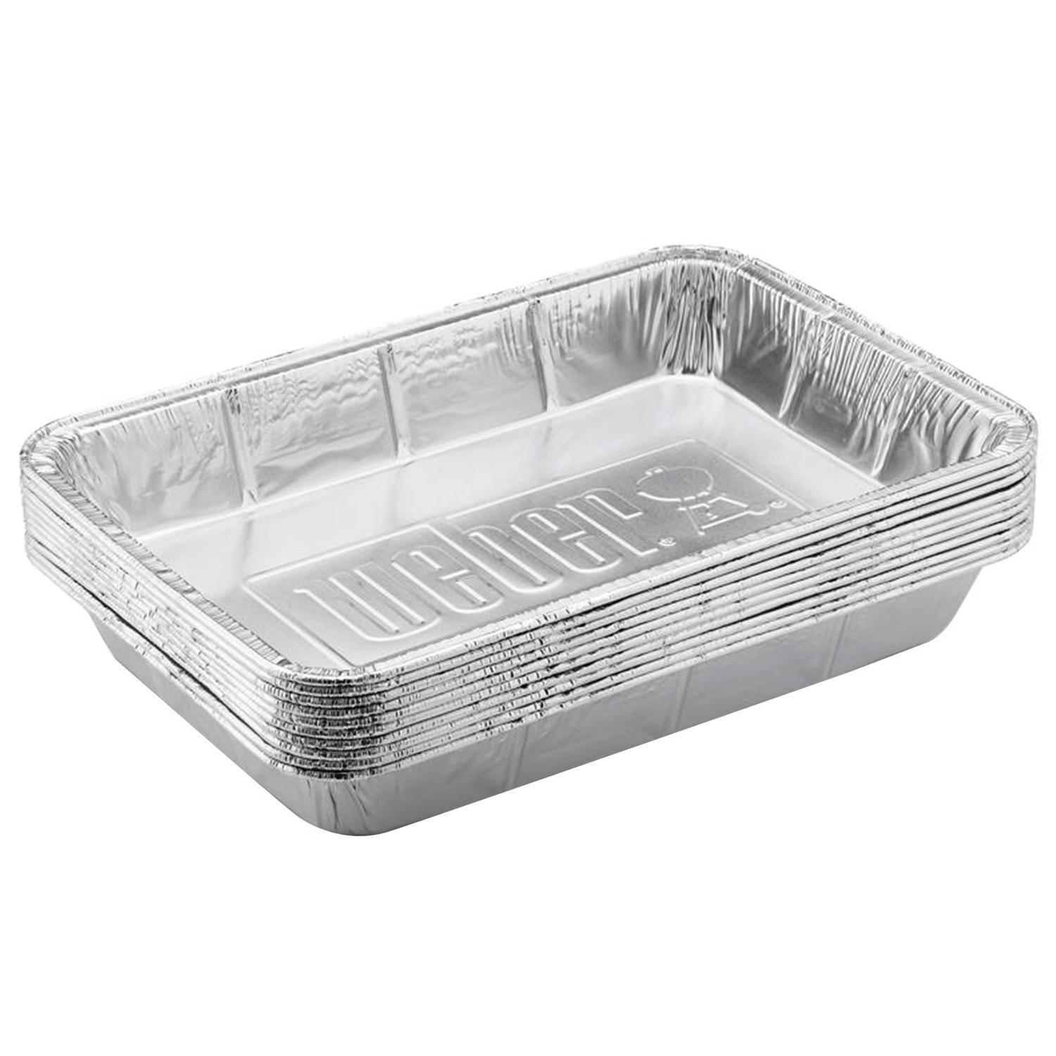Weber Aluminum Drip Pan 13.1 in. L X 9.1 in. W - Mycitystee